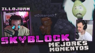 ILLOJUAN en Skyblock ¡Nadie lo vio venir! ☁️ Ft. Andrés y Guille *Mejores Momentos*