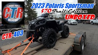 2023 Polaris Sportsman 570 Trail Edition Unboxed