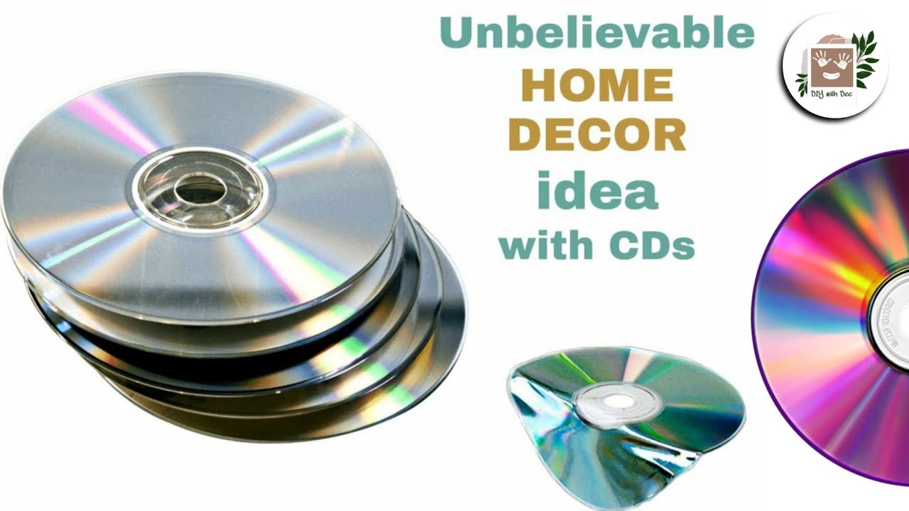 Awesome Home Decor With CDs / Recycling CDs / CD craft YouTube