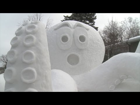 And The Bartz Brothers' Annual Snow Sculpture Is….