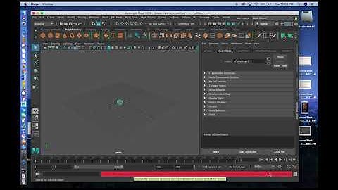 maya UI over Attribute Editor