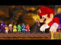 What happens if Mario ALLSTARS Fight Evil Peach and Mario?