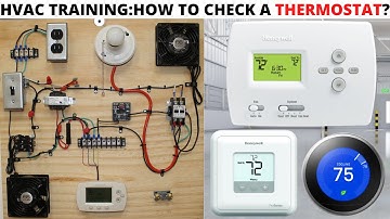 HVAC: How To Check A Thermostat With A MultiMeter Using Voltage (Thermostat Troubleshooting) 24VAC