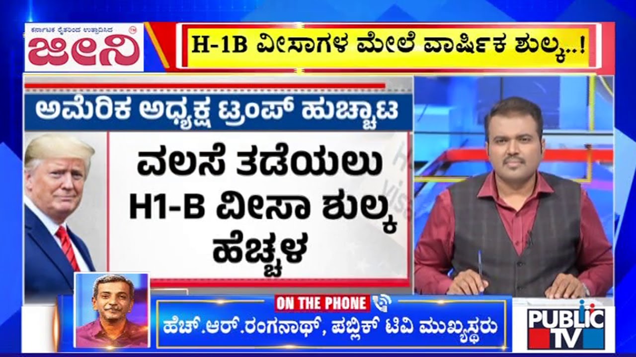 Big Bulletin With HR Ranganath | ಅಮೆರಿಕ ಅಧ್ಯಕ್ಷ ಡೊನಾಲ್ಡ್ ಟ್ರಂಪ್ ಹುಚ್ಚಾಟ...! | Sep 20 , 2025