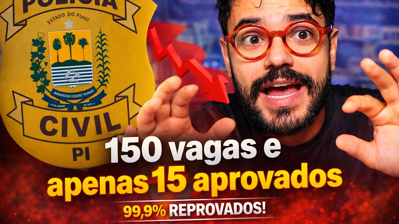 A BIZARRA Prova da FGV Que Reprovou 99,9% dos Candidatos Na PC-PI