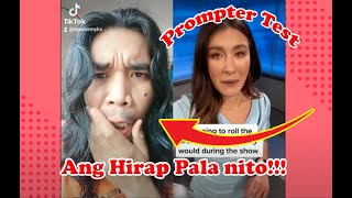 english Challenge / Fluent in Tagalog / Ilonggo daw / prompter test