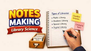 Cataloguing Notes | NVS KVS Library Science | CCC, AACR-2, DDC Explained