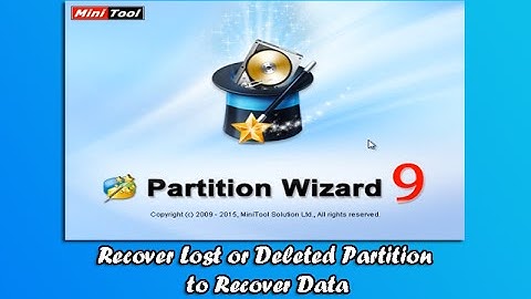 Recover Lost or Deleted Partition to Recover Data