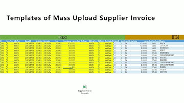 Mass Upload Supplier Invoice for SAP Business ByDesign