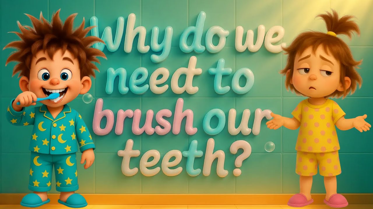 🪥 Why Do We Need to Brush Our Teeth? | Fun 3D Kids Song & Animation | 16:9 Version | Musipop Kids