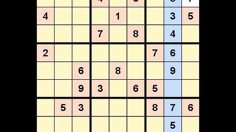 How to Solve Los Angeles Times Sudoku Expert April 26, 2021