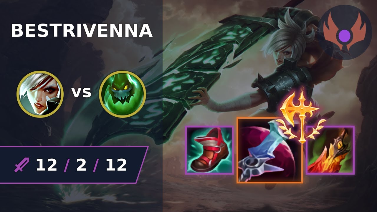 [ BestRivenNA ] Riven TOP vs Zac | NA MASTER | LOL Season 2023 - YouTube
