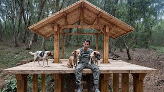 Man Builds Amazing Wood House on Steep Mountain Only Using Hand Tools Part 1 by Primitive Technology Idea 43,381 views 2 weeks ago 3 hours, 2 minutes