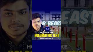 How to Create Mr Beast’s Engaging Holomatrix Text Effect in After Effects