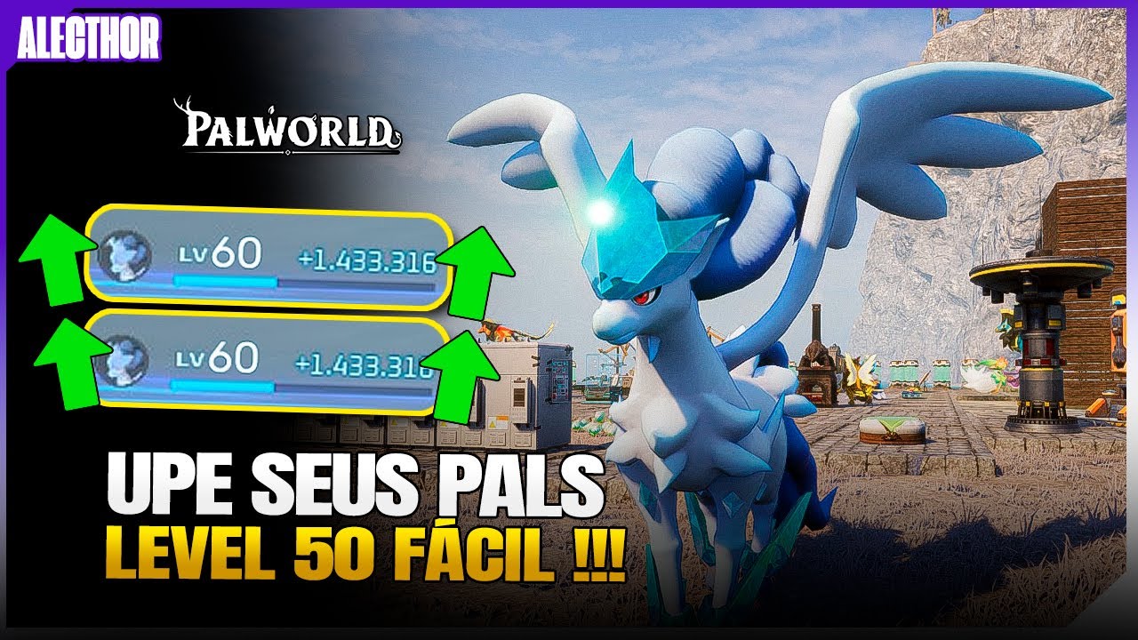 O SEGREDO PARA UPAR RÁPIDO NO PALWORLD! MELHOR JEITO DE UPAR SEUS PALS