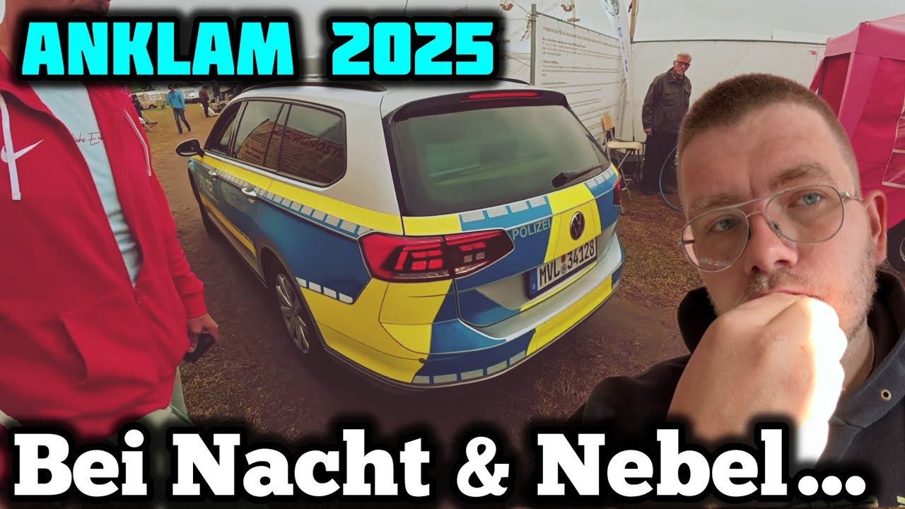 Nächtlicher Besuch auf dem Trabi Treffen in Anklam, Trabant Community im Aufruhr