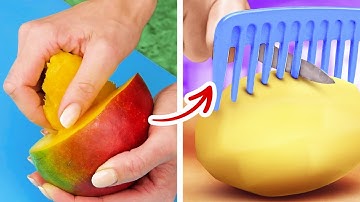 Thủ thuật thông minh để gọt và cắt trái cây và rau quả như dân chuyên nghiệp