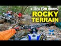 Eight tips for riding rocky terraincross training enduro shorty
