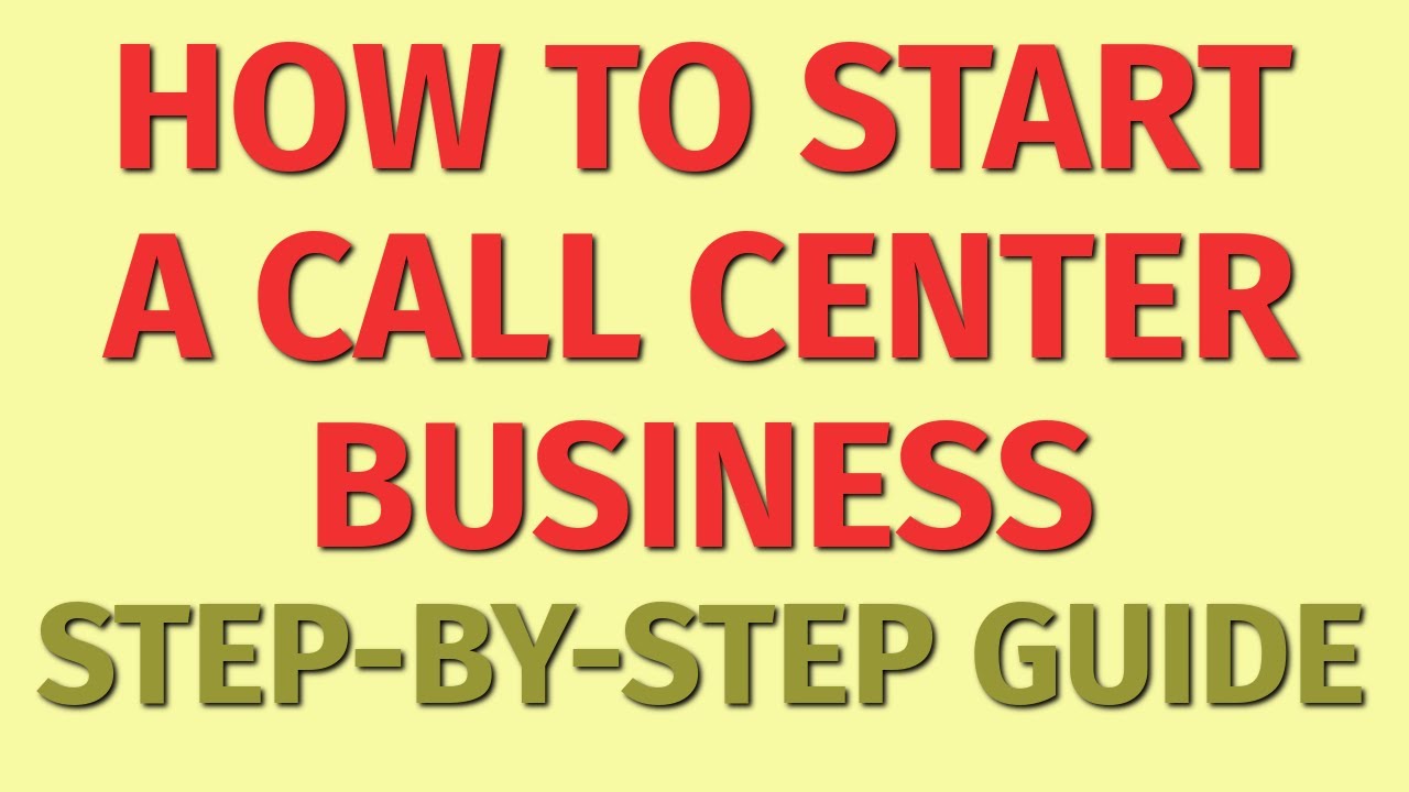 starting a call center business plan