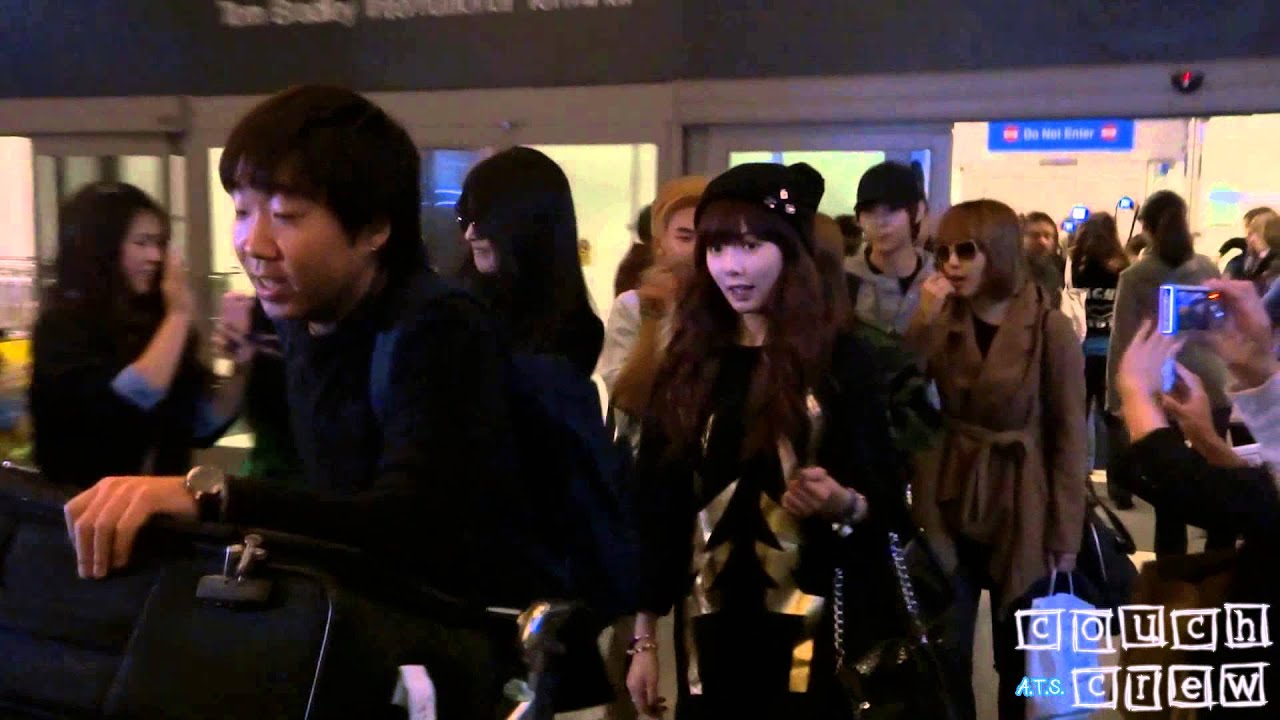 121109 4Minute & CNBLUE @ LAX Airport Arrival [SBS Kpop Super Concert]