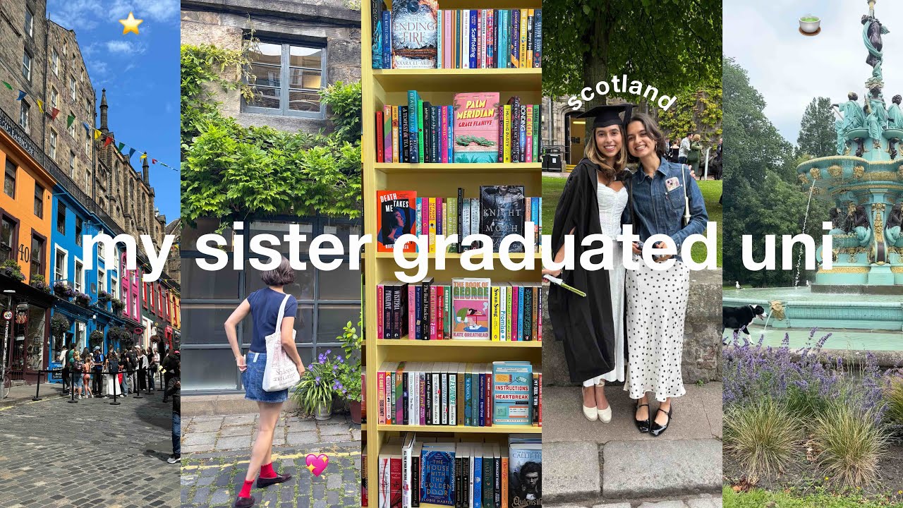 road trip to scotland to see my sister graduate uni