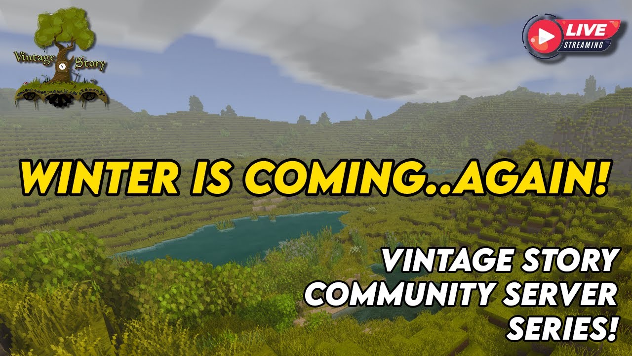 Winter Prep Day [VOD] | Vintage Story Community Server |(Cozy/Chill)