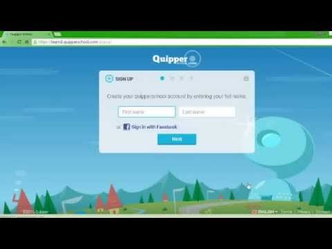 How to Sign up in Quipper school?