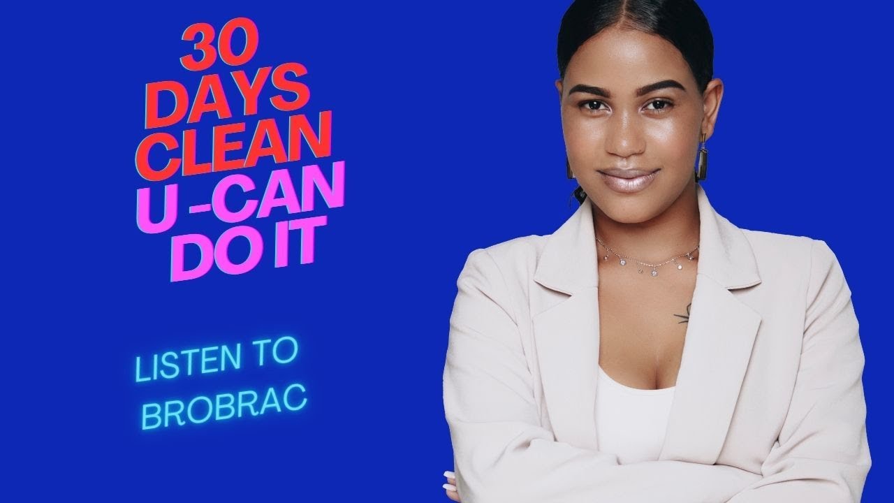 Start with 30 Days CLEAN, NOT 1 Year or 6 months, 1 step at a time ...