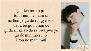 Chen 첸 - You Never Know 그댄 모르죠 Easy Lyrics