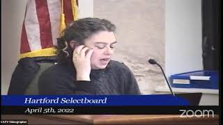 Hartford Selectboard 04/05/2022