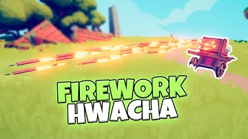 FIREWORK HWACHA VS EVERY FACTION | TABS MODDED GAMEPLAY