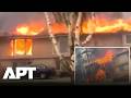 Firefighters Rush From Home To Home Battling Fast-Moving Blaze In Spokane | APT