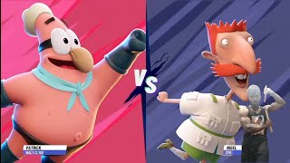 Patrick Vs Nigel (HARDEST DIFFICULTY) Nickelodeon All Star Brawl 2!