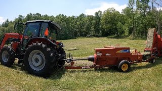 First Time Im Not Using a John Deere to Bale In a Long Time.