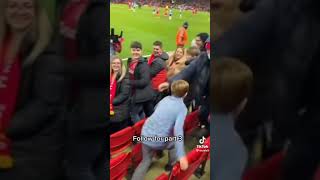 Kid TAKES SoccerBall and the crowd helps him get away!!! Wholesome
