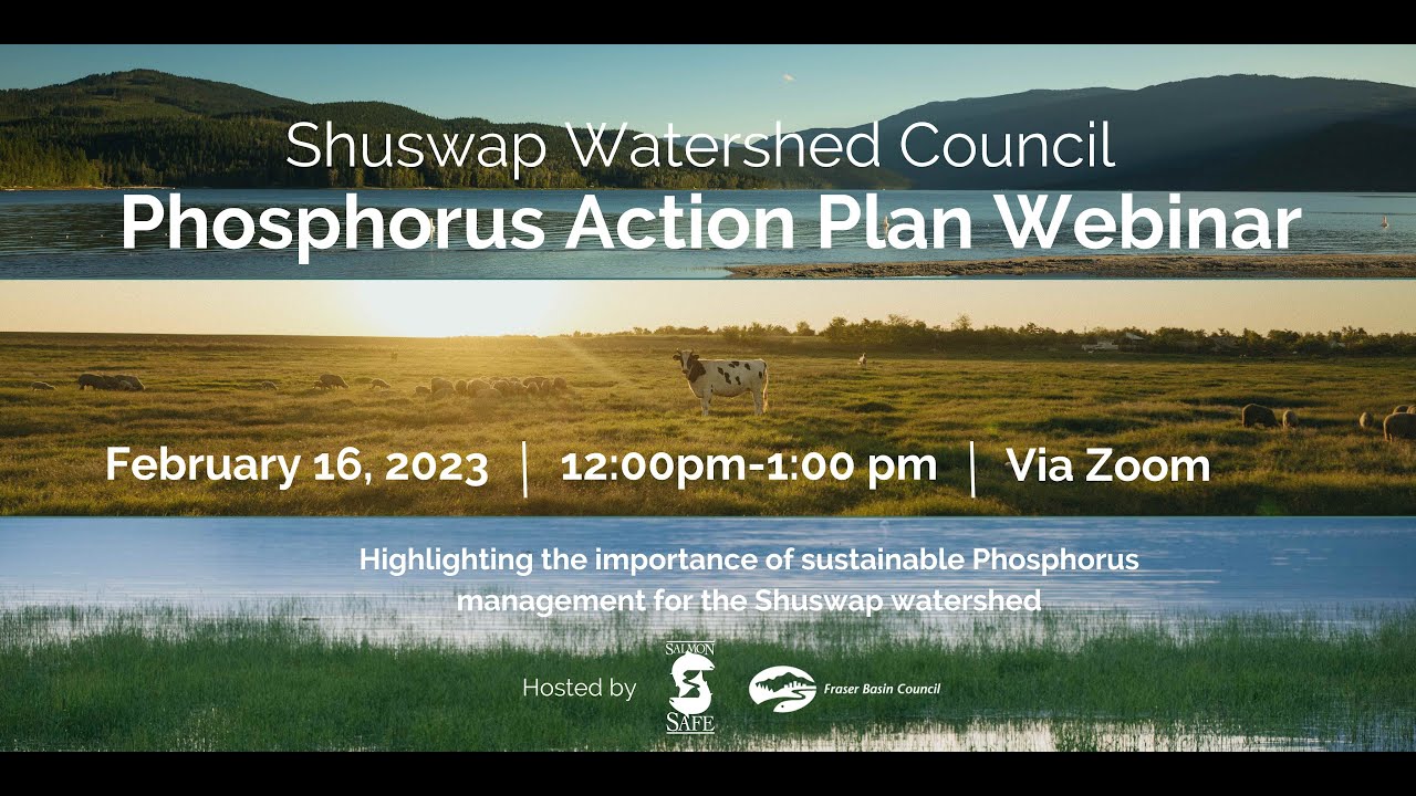 Shuswap Watershed Council's Phosphorus Action Plan Webinar - YouTube