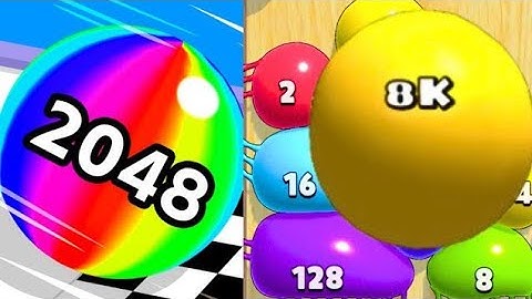 Ball Run 2048 ♾️ vs Blob Merge 3D Game - All Levels part 07