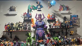 Marvel Legends Galactus, Fantastic Four, Avengers and Doom. #marvellegends #display