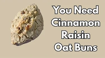 Cozy Up with these Cinnamon Raisin Oat Buns (Perfect for Fall)