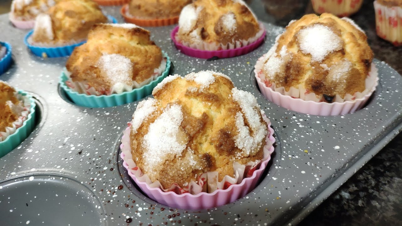 Magdalenas de nata de la abuela #thermomix