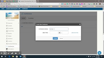 set up using Big Blue Button Conferencing in Schoology
