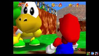 Janus Jaguar Plays Super Mario 64 -  Footrace with Koopa the Quick