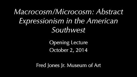 Macrocosm/Microcosm Opening Lecture