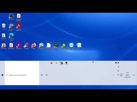 Vídeo: Como diminuo a barra de tarefas no Windows 10?
