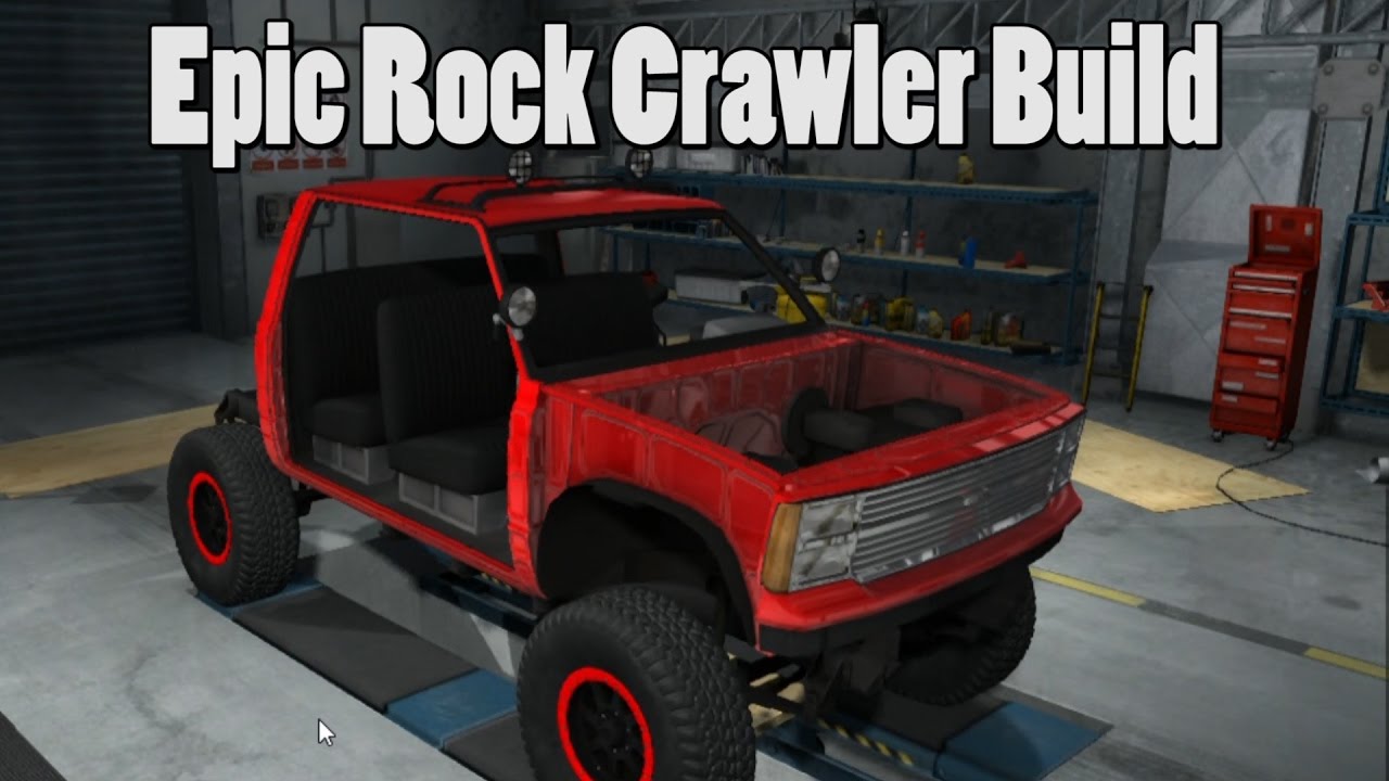 BeamNG.drive Back to the Garage Epic Rock Crawler Build YouTube