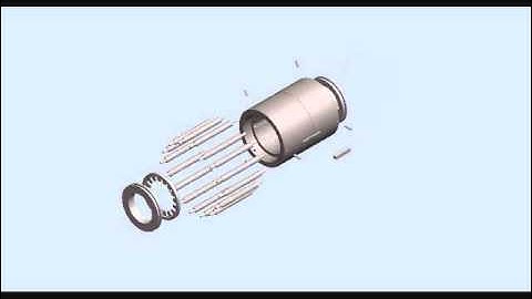 Roller Screw - Exploded Assembly Animation