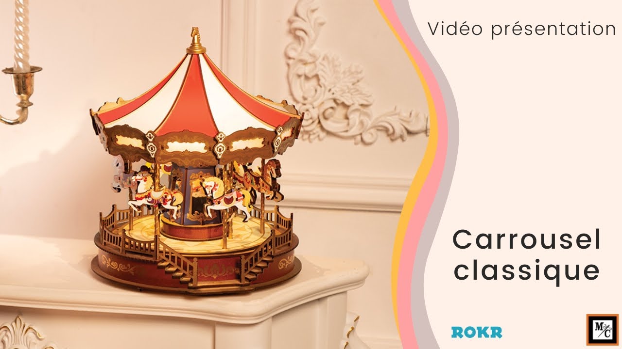 Présentation Carrousel 🎠 - Puzzle 3D mécanique ROKR - La Maison du Canevas
