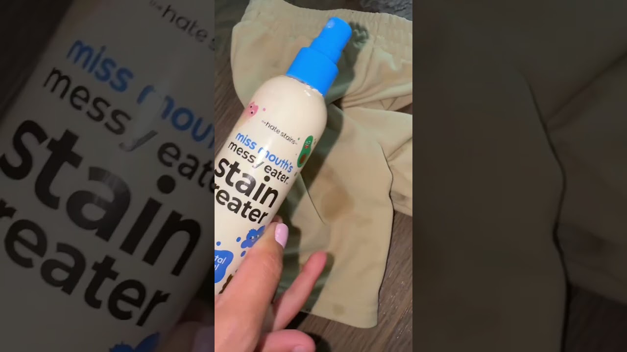 Messy Eater Stain Treater for the win! 