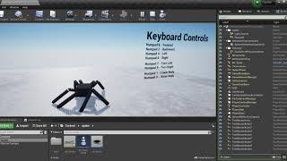 Procedural Animated Spider made using UE4