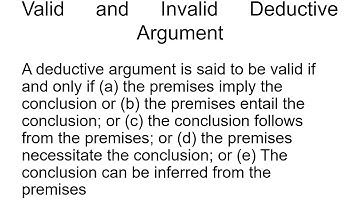 GST 203 module 3 unit 4 Valid, Invalid, Deductive and Inductive Arguement